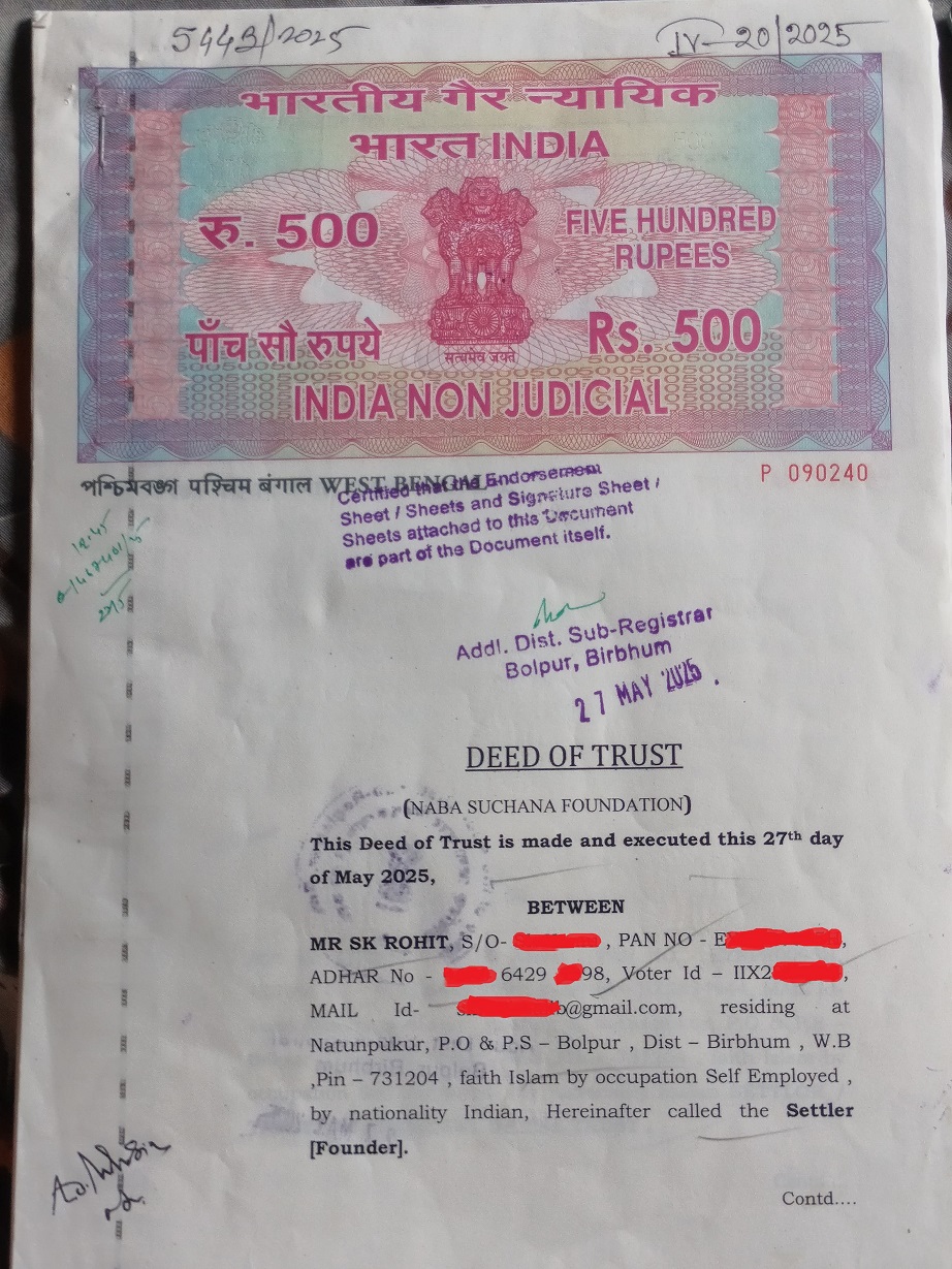 Registration Certificate