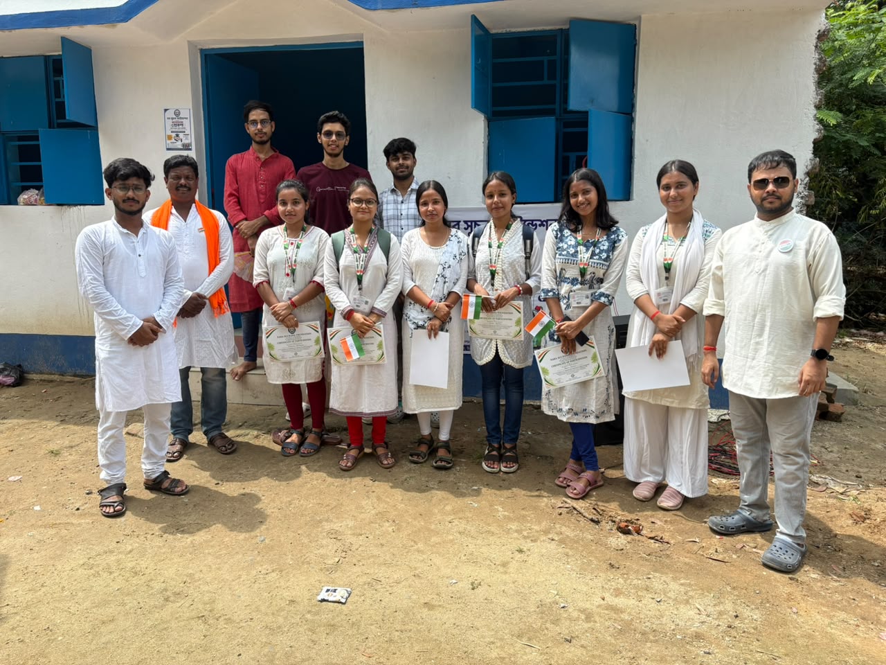 Independence Day Celebration & Green Bharat Campaign 2026- Certificate distribution 
