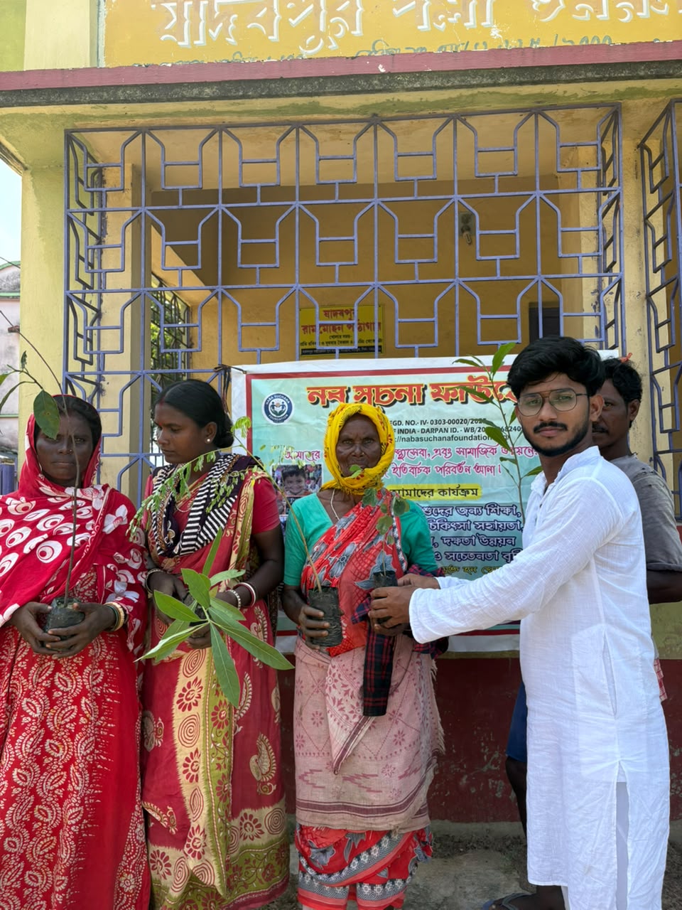 Independence Day Celebration & Green Bharat Campaign 2026-Tree Distribution- at Jadavpur