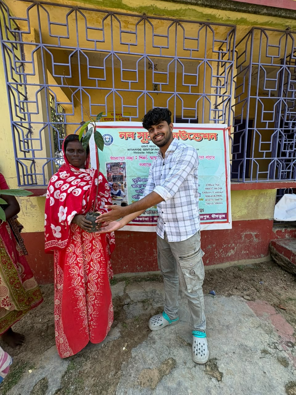 Independence Day Celebration & Green Bharat Campaign 2026-Tree Distribution- at Jadavpur