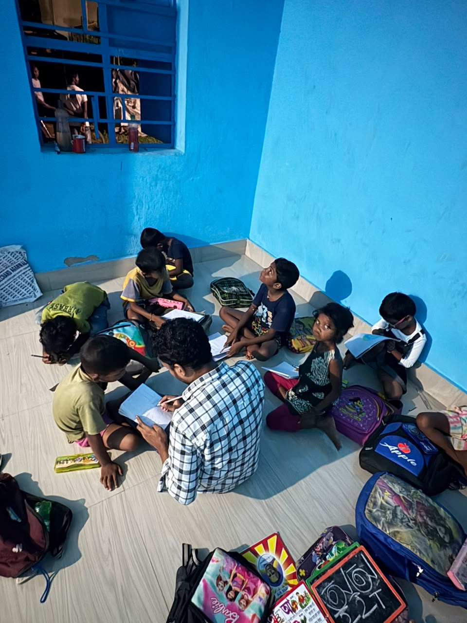 Students of Prerna Institute Engaged in Learning