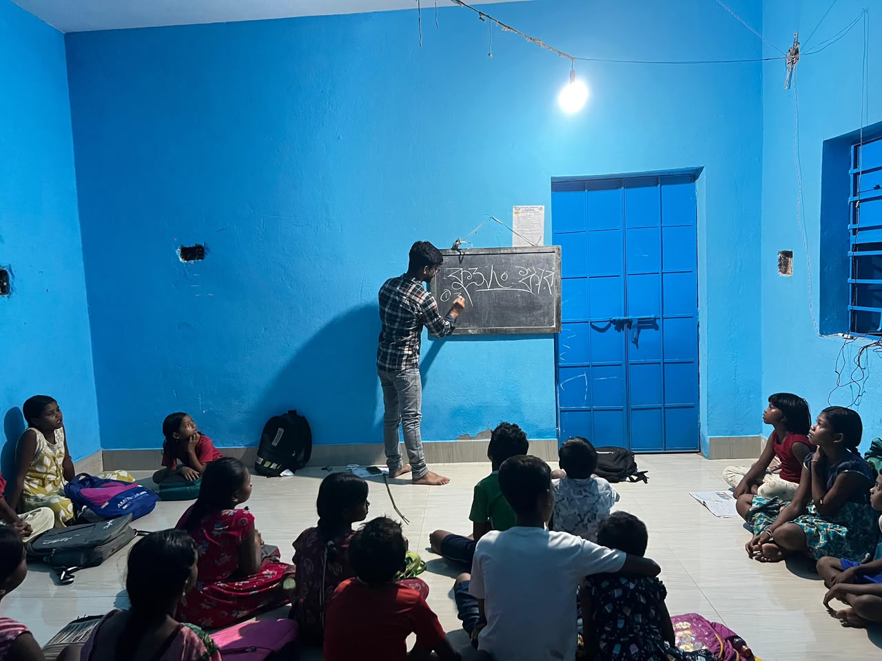 Students of Prerna Institute Engaged in Learning
